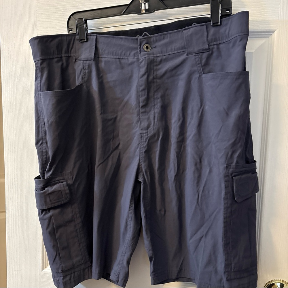 Eddie Bauer Navy Cargo Shorts with Multiple Pockets